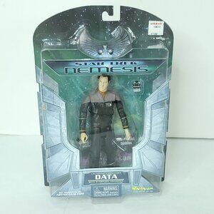 Star Trek Nemesis Data Action Figure, Art Asylum NEW Sealed